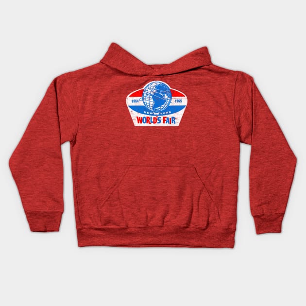 New York World's Fair -- Retro Style Kids Hoodie by DrumRollDesigns